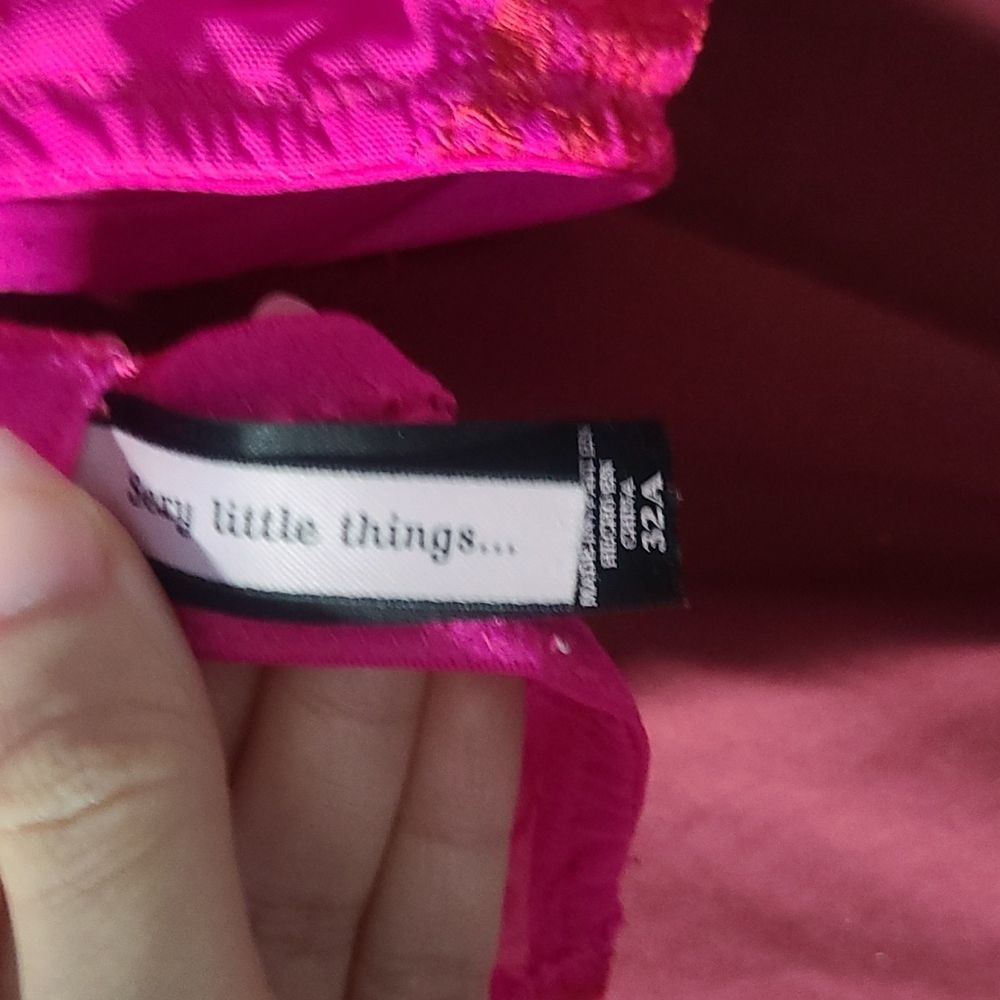 Victoria Secret Sexy Little Thing fuscia pink embellished bra ๐ - Picture 3 of 3